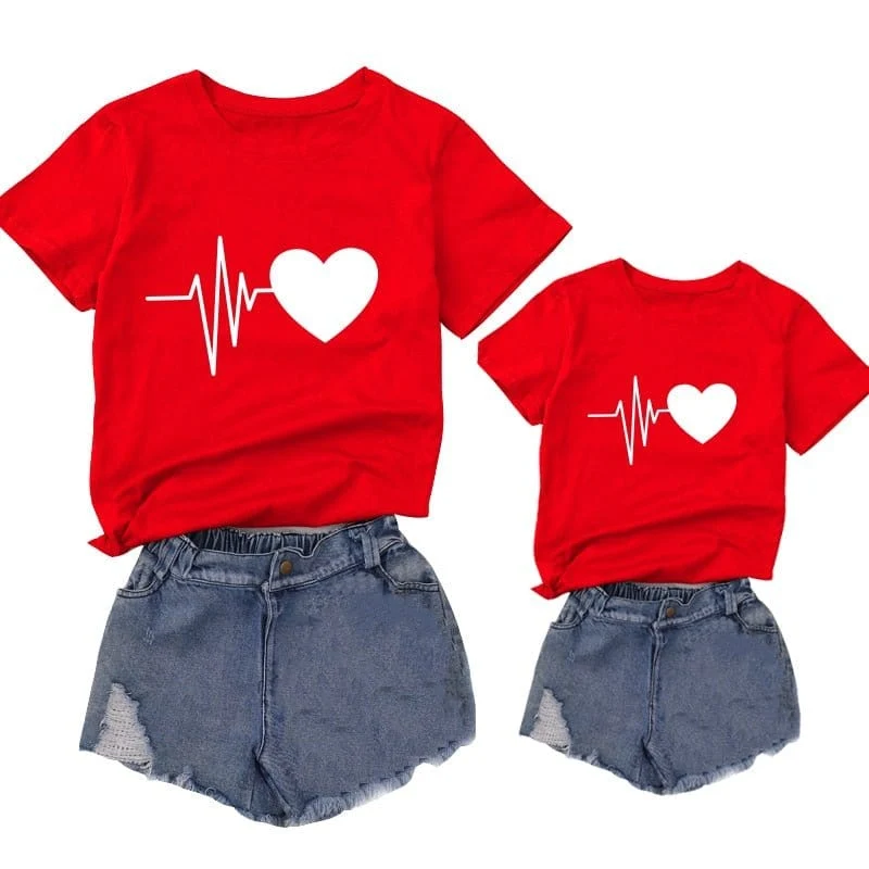 T-Shirt Mutter Tochter Identisch