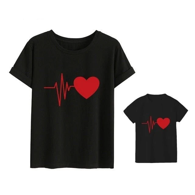T-Shirt Mutter Tochter Identisch