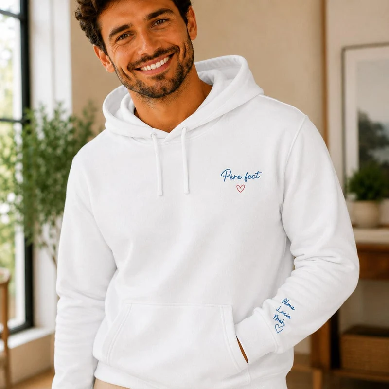 Pull personnalisé papa - Père-fect