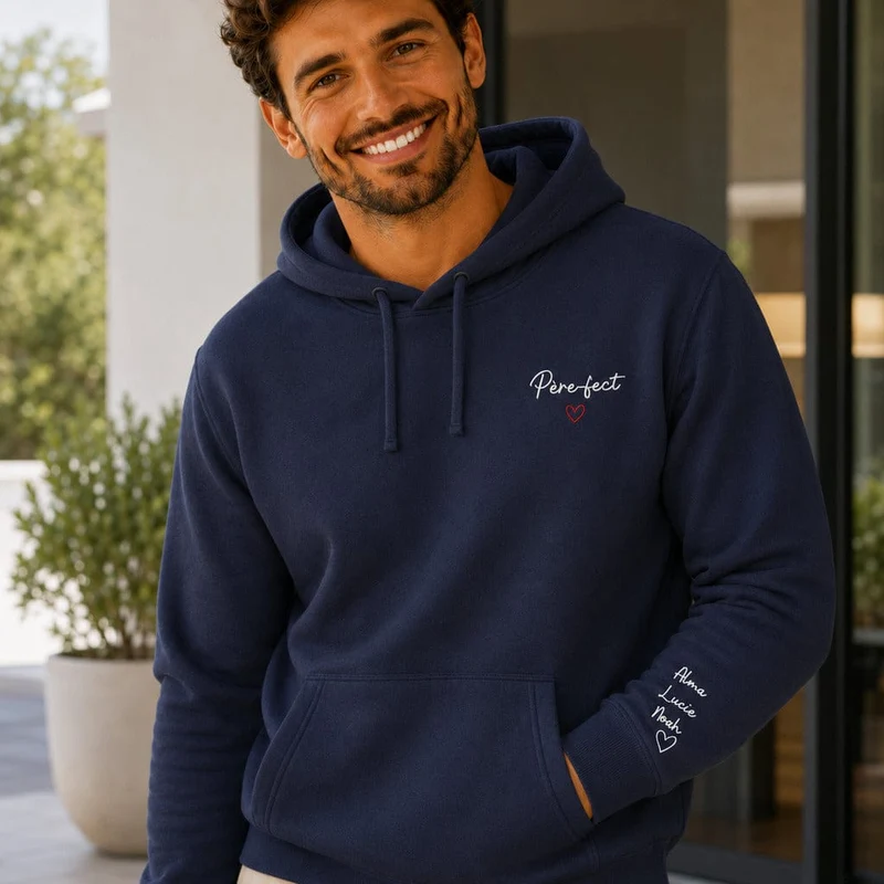 Pull personnalisé papa - Père-fect