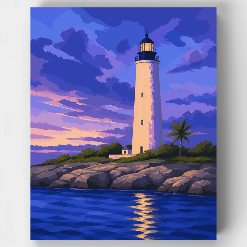 Boca Chita Blue Hour - Paint by Numbers Kit