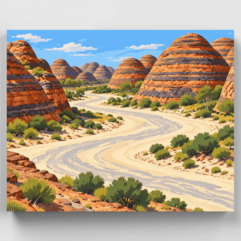 Piccaninny Creek Bend - Paint by Numbers Kit