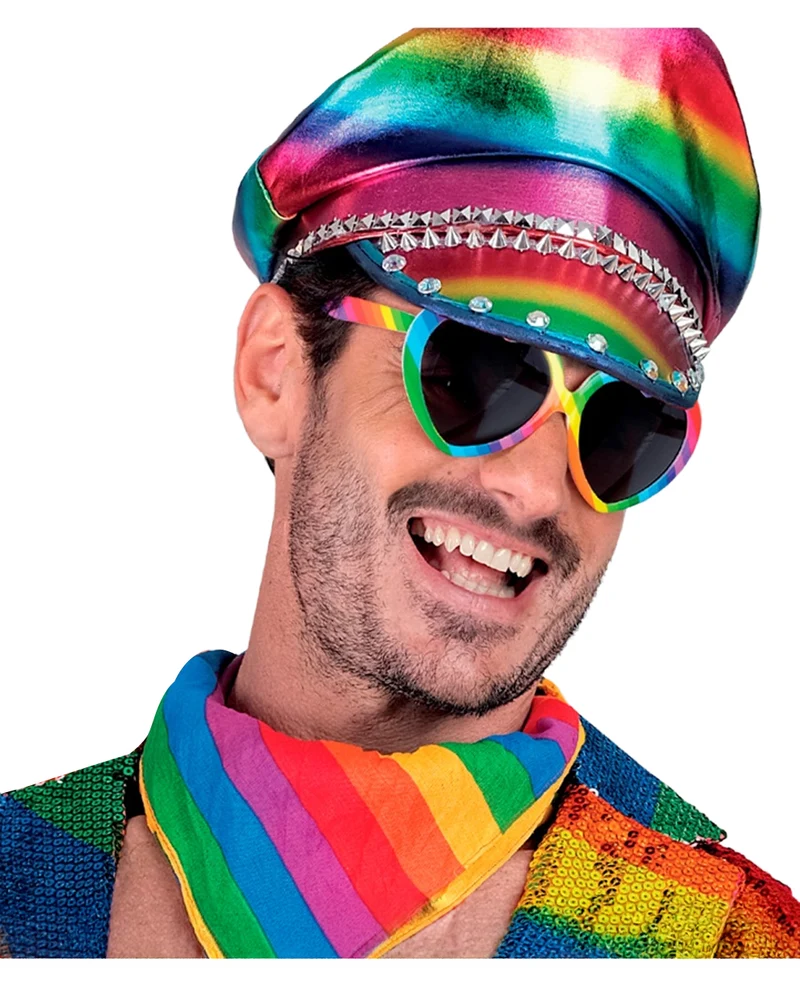 Herzbrille Regenbogen