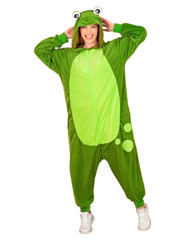 Frosch Plüschkostüm Onesie