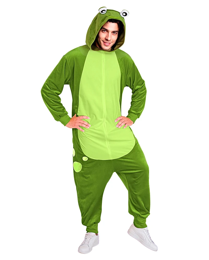 Frosch Plüschkostüm Onesie