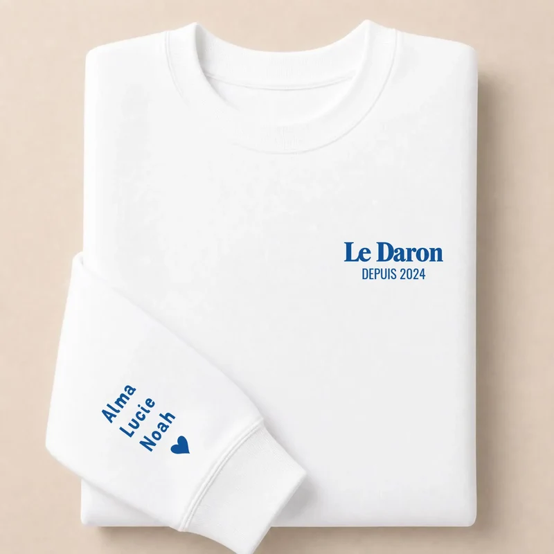T-shirt personnalisé papa - Le daron