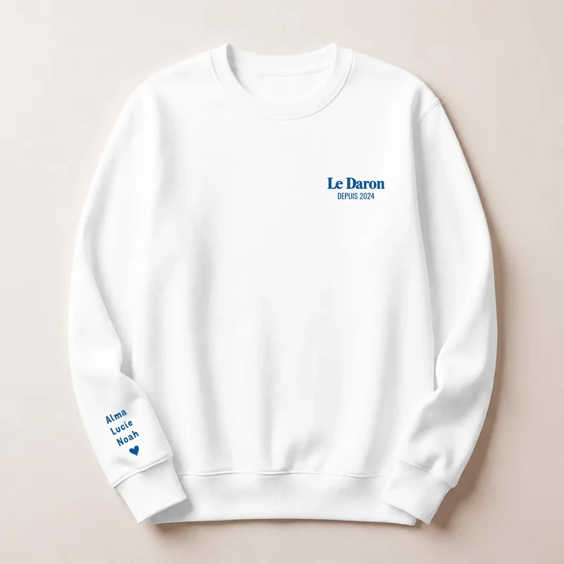 T-shirt personnalisé papa - Le daron