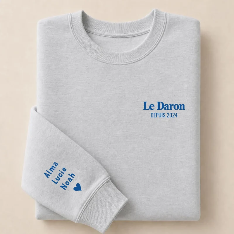 T-shirt personnalisé papa - Le daron
