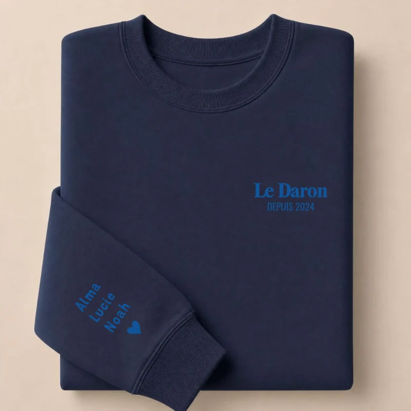 T-shirt personnalisé papa - Le daron