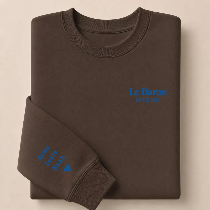 T-shirt personnalisé papa - Le daron