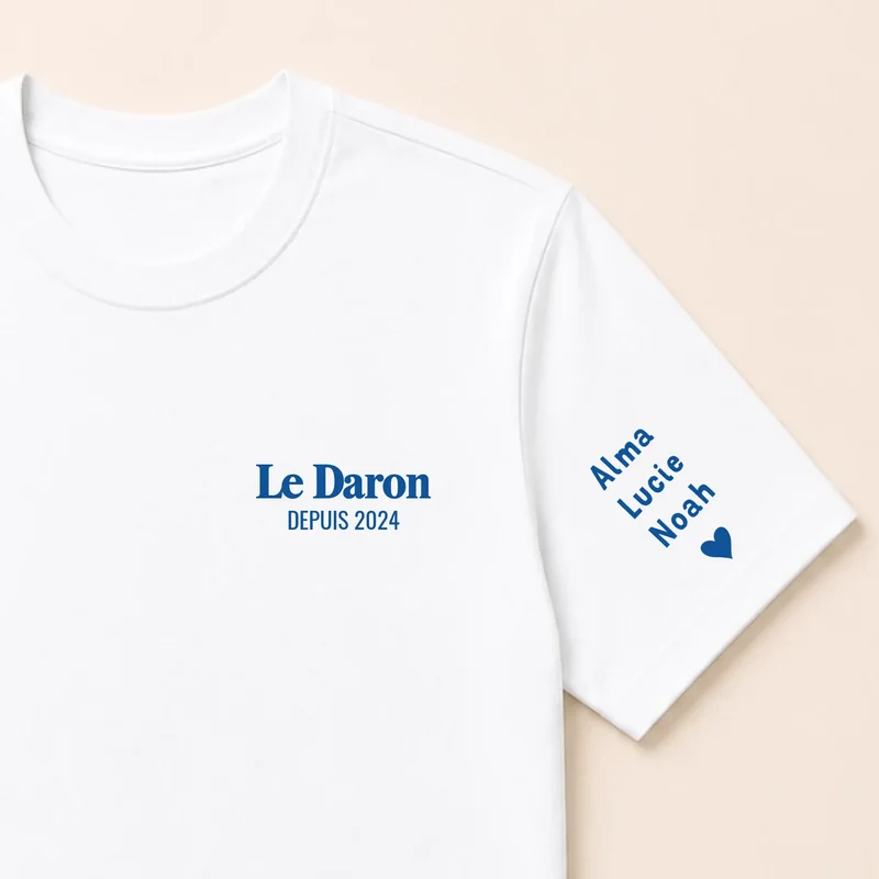 Sweat à capuche personnalisé papa - Le daron