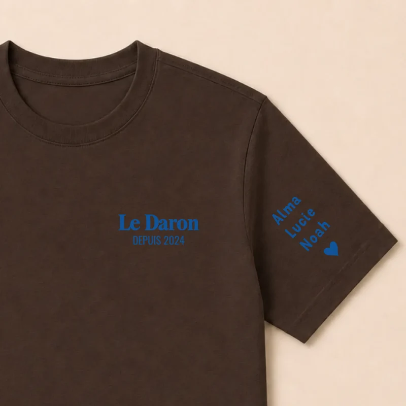 Sweat à capuche personnalisé papa - Le daron
