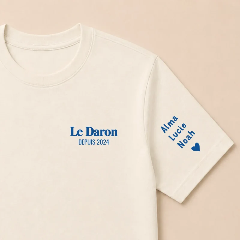 Sweat à capuche personnalisé papa - Le daron