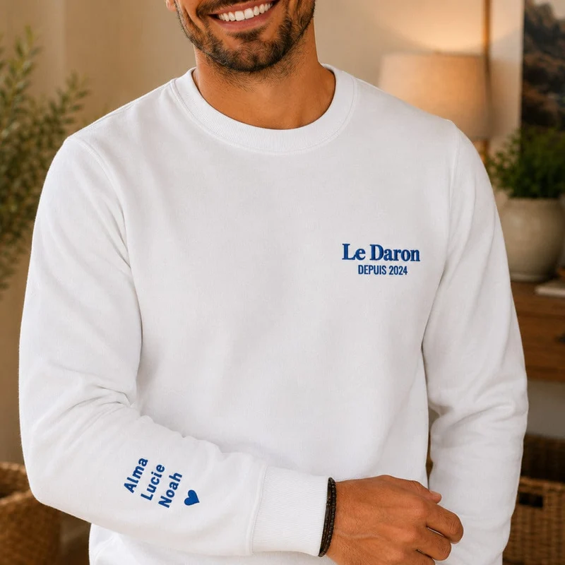 Pull personnalisé papa - Le daron