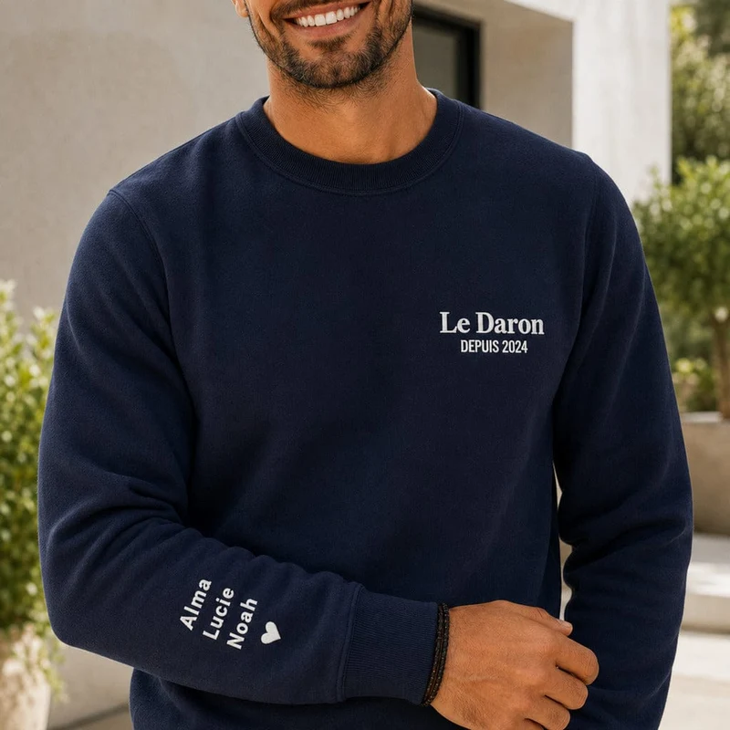 Pull personnalisé papa - Le daron