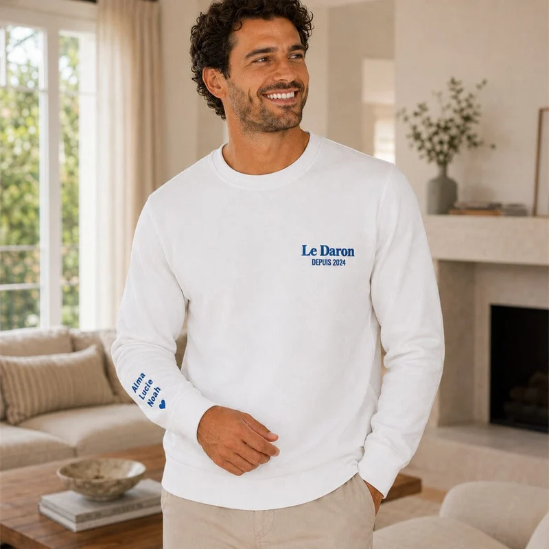 Pull personnalisé papa - Le daron