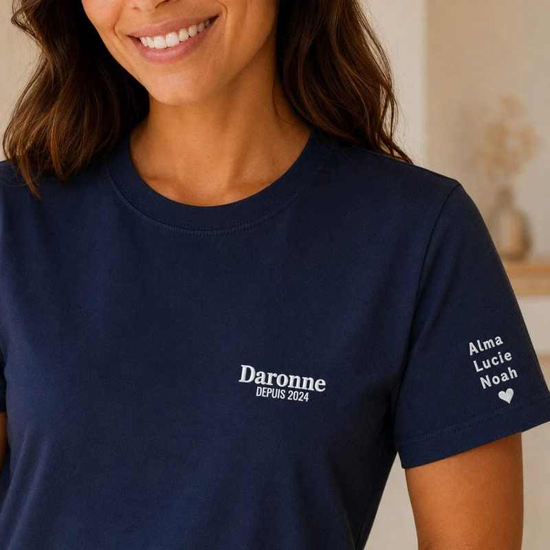 T-shirt personnalisé maman - La daronne