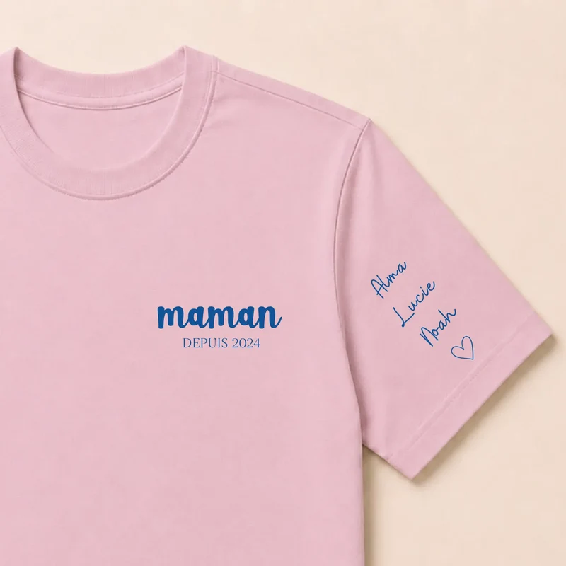 Sweat à capuche personnalisé maman - Broderie maman