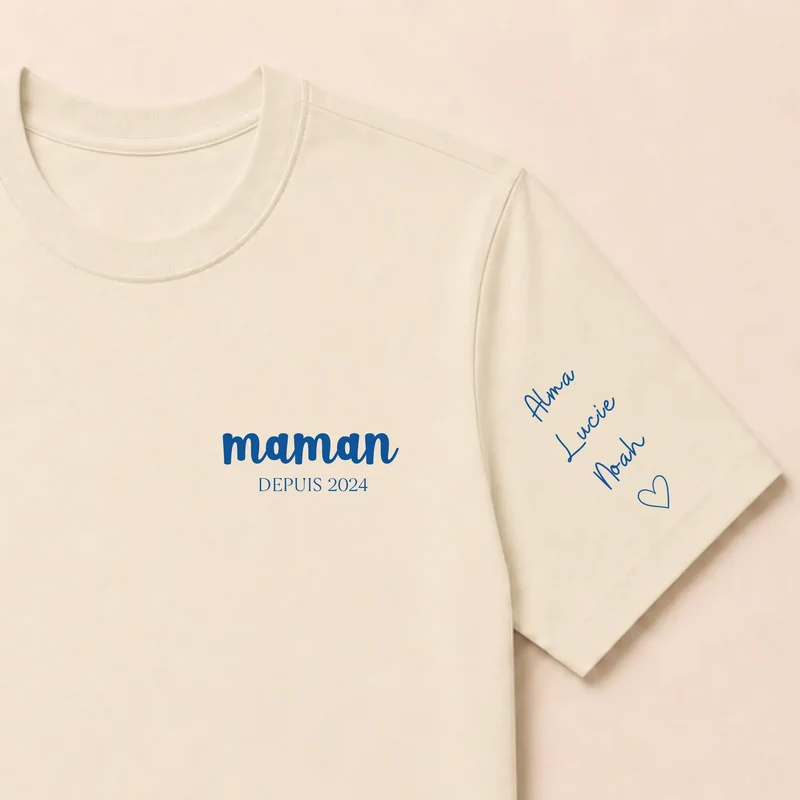 Sweat à capuche personnalisé maman - Broderie maman