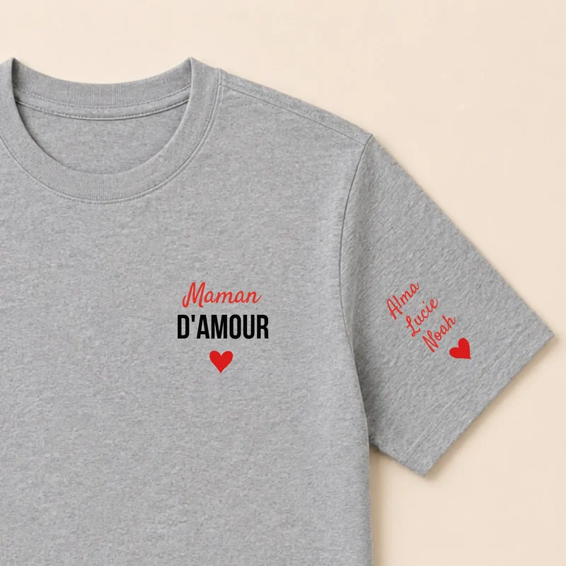 Sweat à capuche personnalisé maman - Maman d'amour