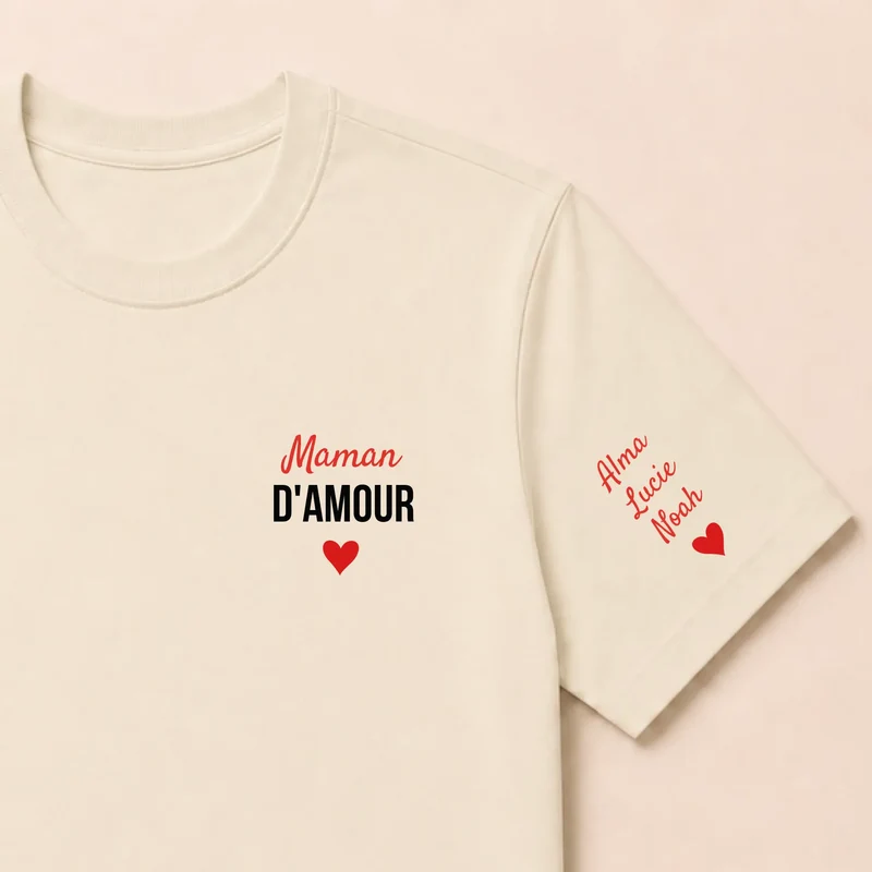 Sweat à capuche personnalisé maman - Maman d'amour