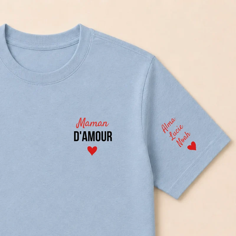Sweat à capuche personnalisé maman - Maman d'amour