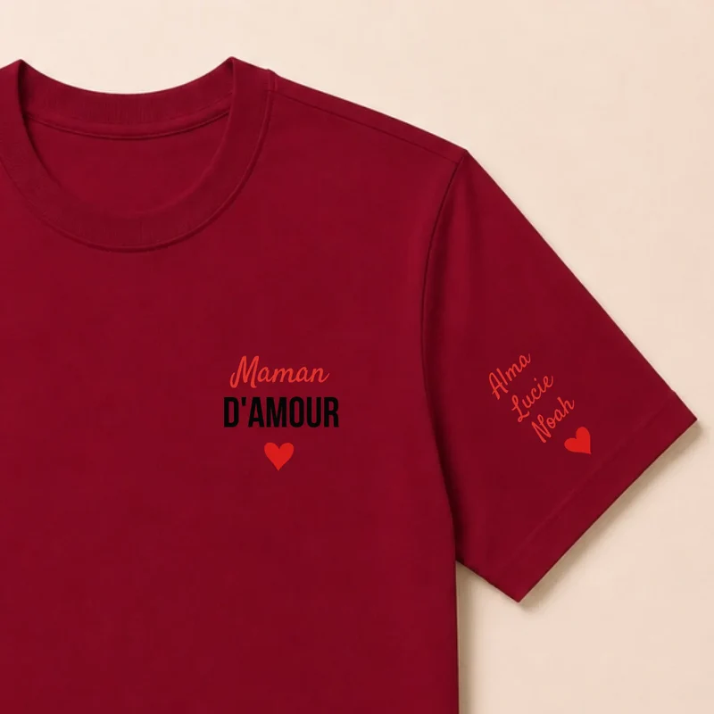 Sweat à capuche personnalisé maman - Maman d'amour