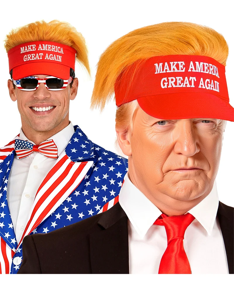 MAGA Schirmmütze mit Plüschhaaren