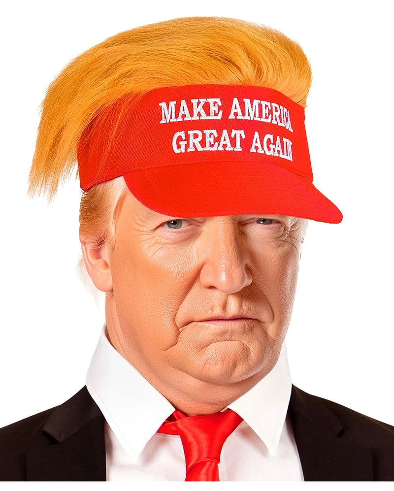 MAGA Schirmmütze mit Plüschhaaren