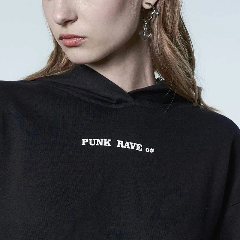 Punk Casual Hoodies für Damen