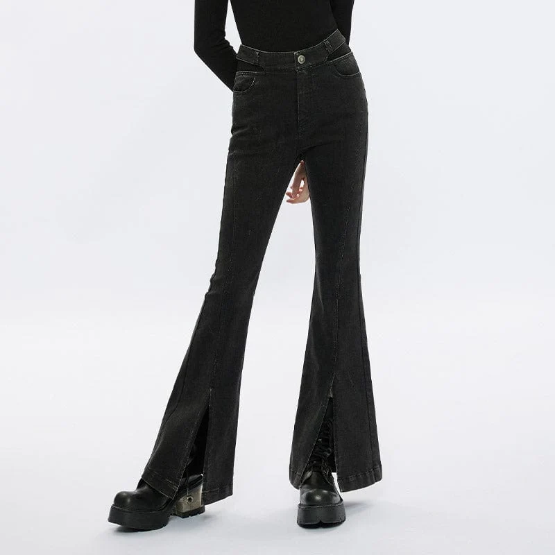 Ausgestellte Punk-Jeans für Damen