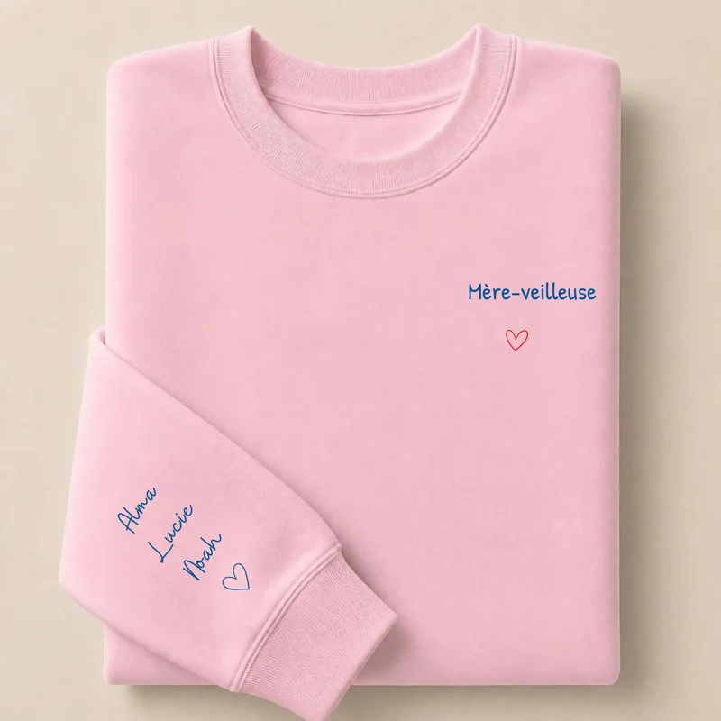 Pull personnalisé maman - Mère-veilleuse