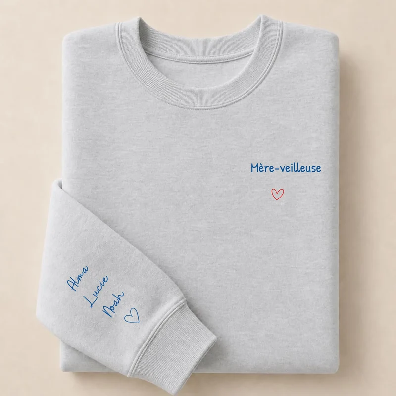 Pull personnalisé maman - Mère-veilleuse