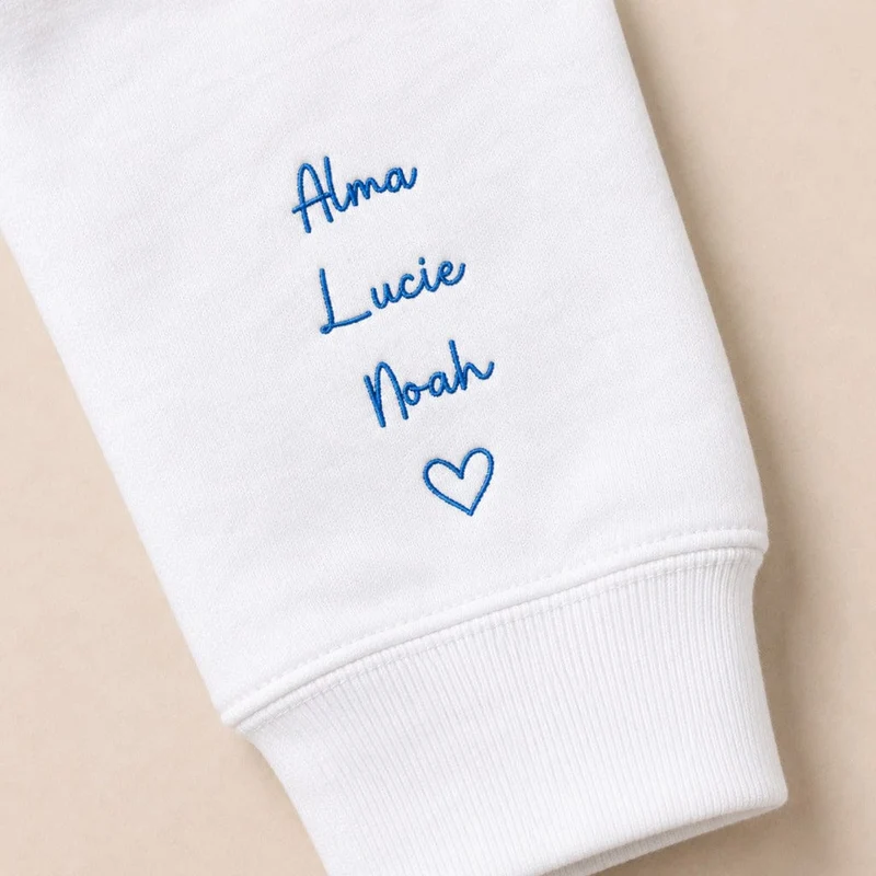 Sweat à capuche personnalisé maman - La madre brodé