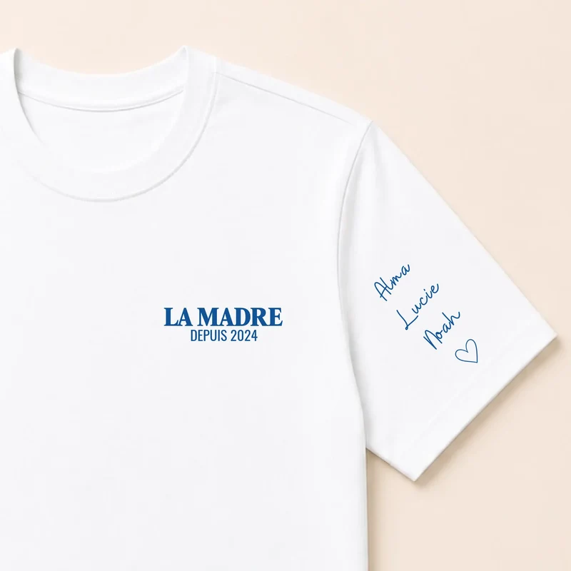 Sweat à capuche personnalisé maman - La madre brodé