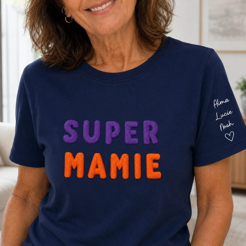 T-shirt personnalisé mamie - Super mamie