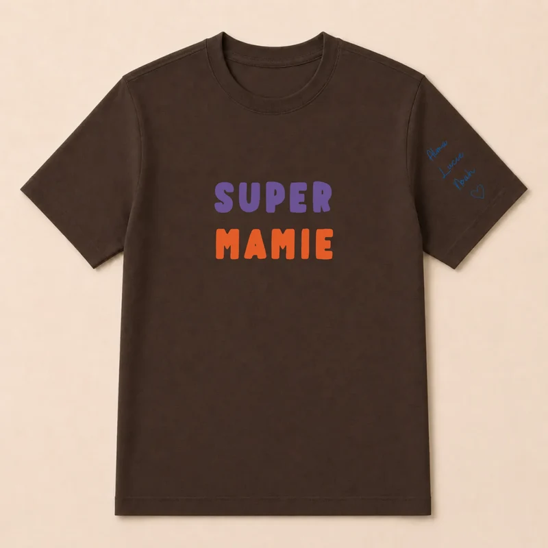 T-shirt personnalisé mamie - Super mamie