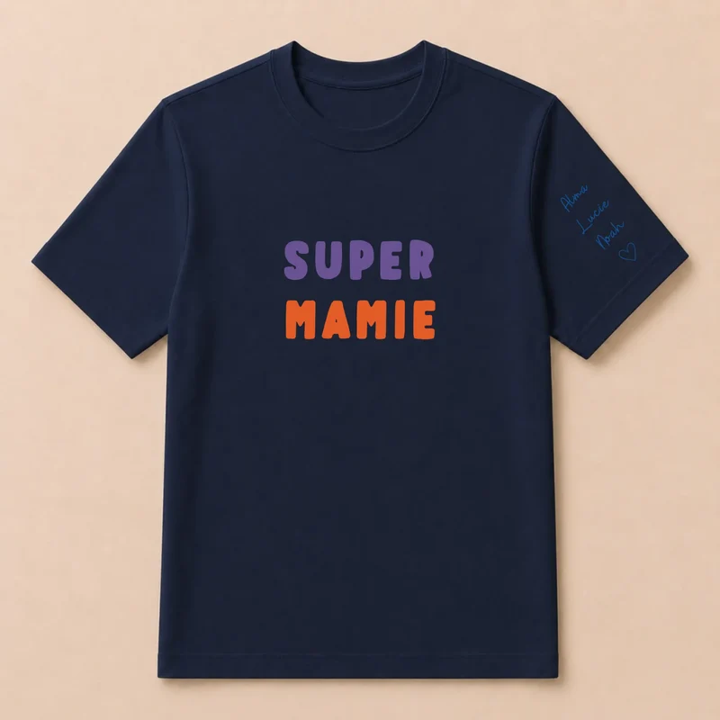 T-shirt personnalisé mamie - Super mamie