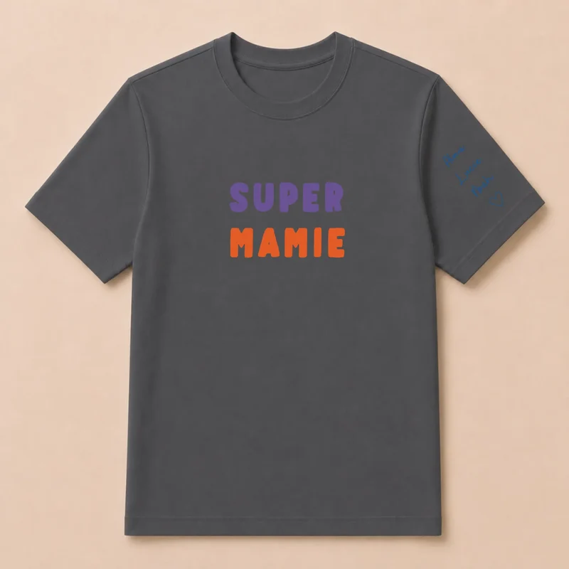 T-shirt personnalisé mamie - Super mamie