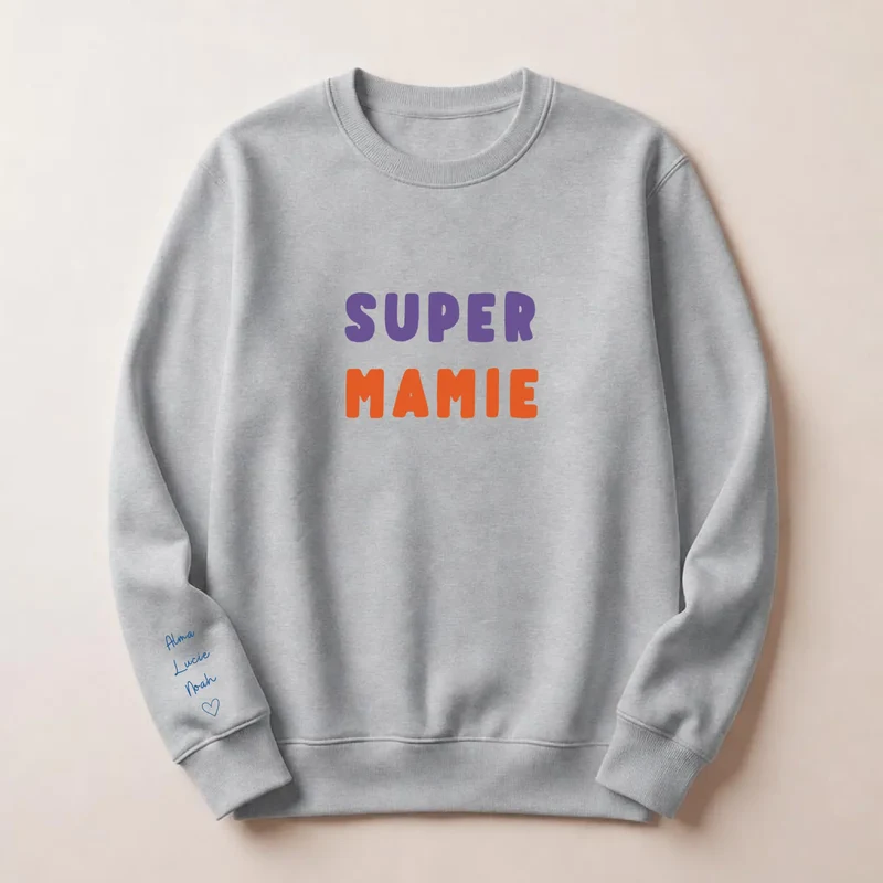 T-shirt personnalisé mamie - Super mamie