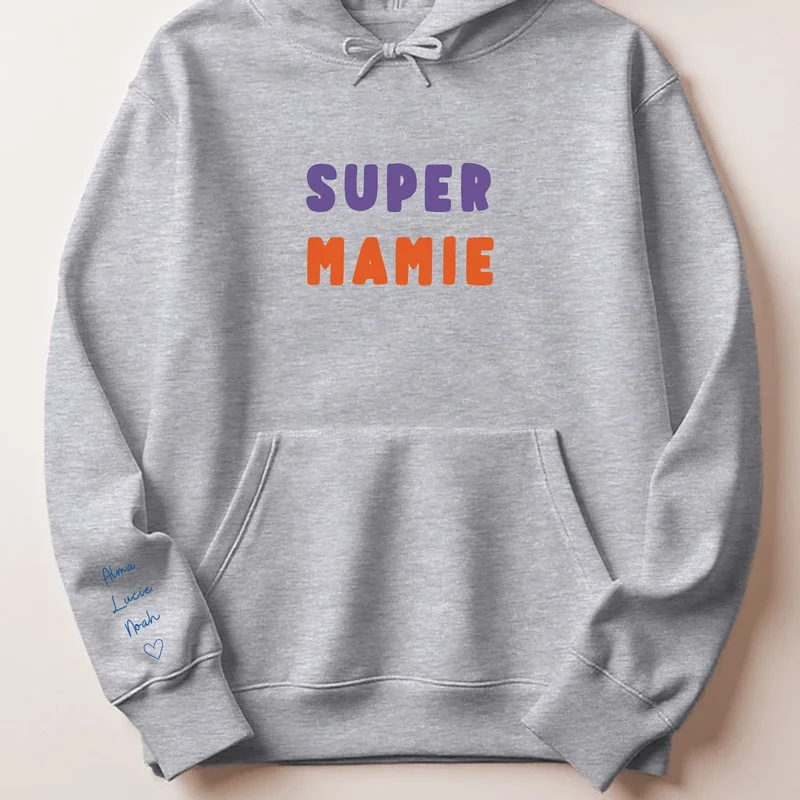 T-shirt personnalisé mamie - Super mamie