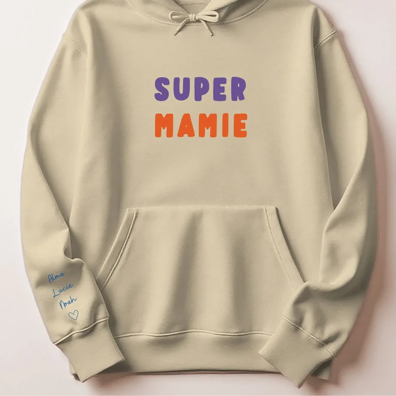 T-shirt personnalisé mamie - Super mamie