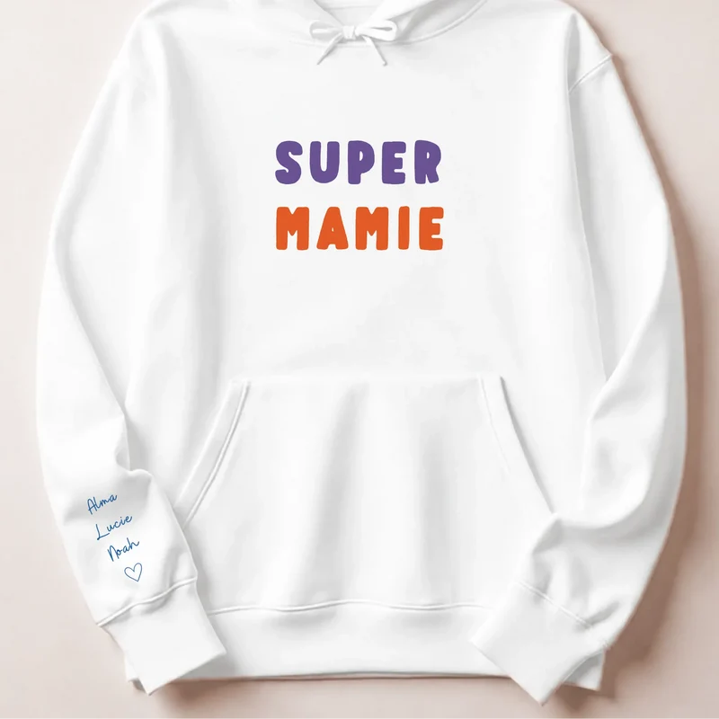 T-shirt personnalisé mamie - Super mamie