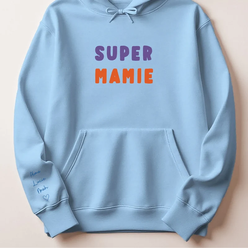 T-shirt personnalisé mamie - Super mamie