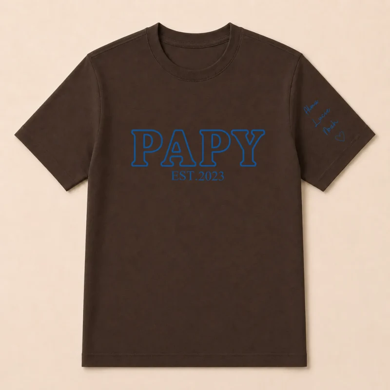T-shirt personnalisé futur grand-père - Annonce de grossesse