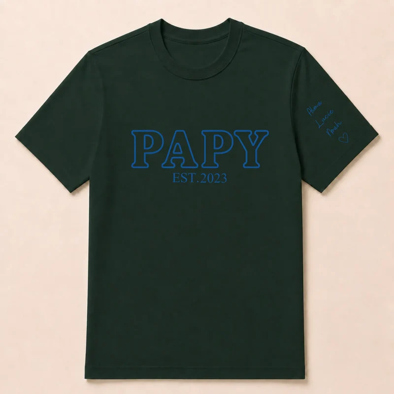 T-shirt personnalisé futur grand-père - Annonce de grossesse