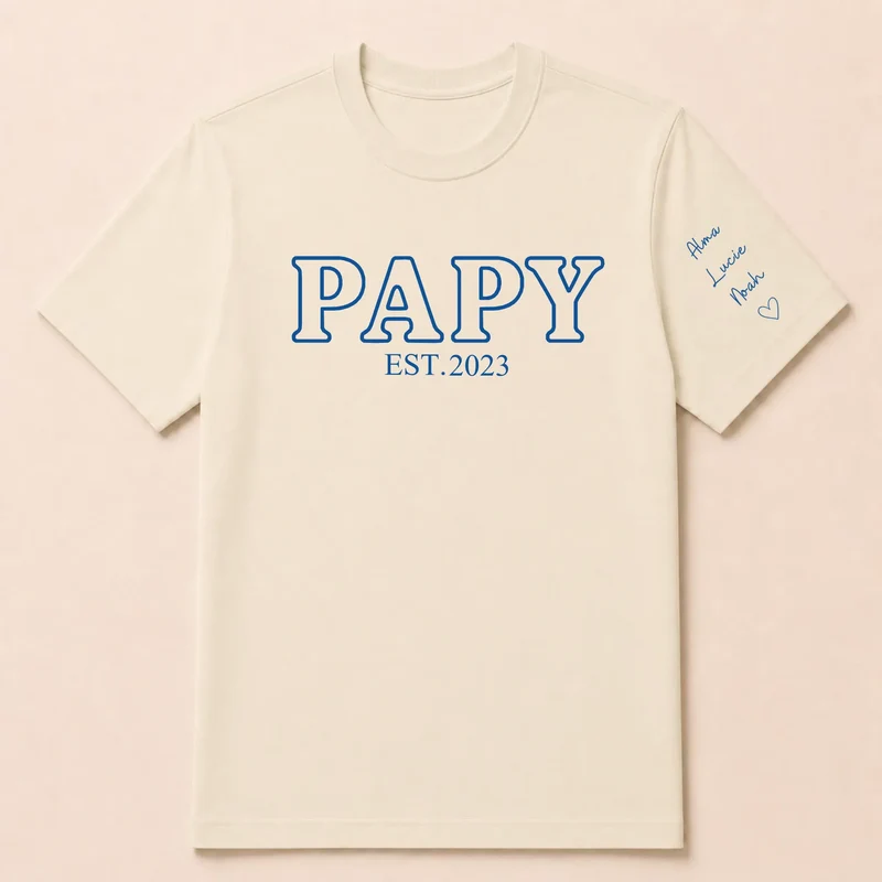 T-shirt personnalisé futur grand-père - Annonce de grossesse