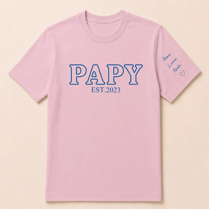 T-shirt personnalisé futur grand-père - Annonce de grossesse