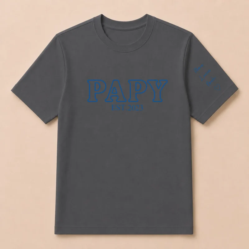 T-shirt personnalisé futur grand-père - Annonce de grossesse