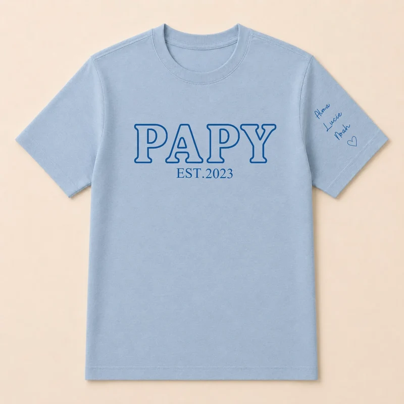 T-shirt personnalisé futur grand-père - Annonce de grossesse